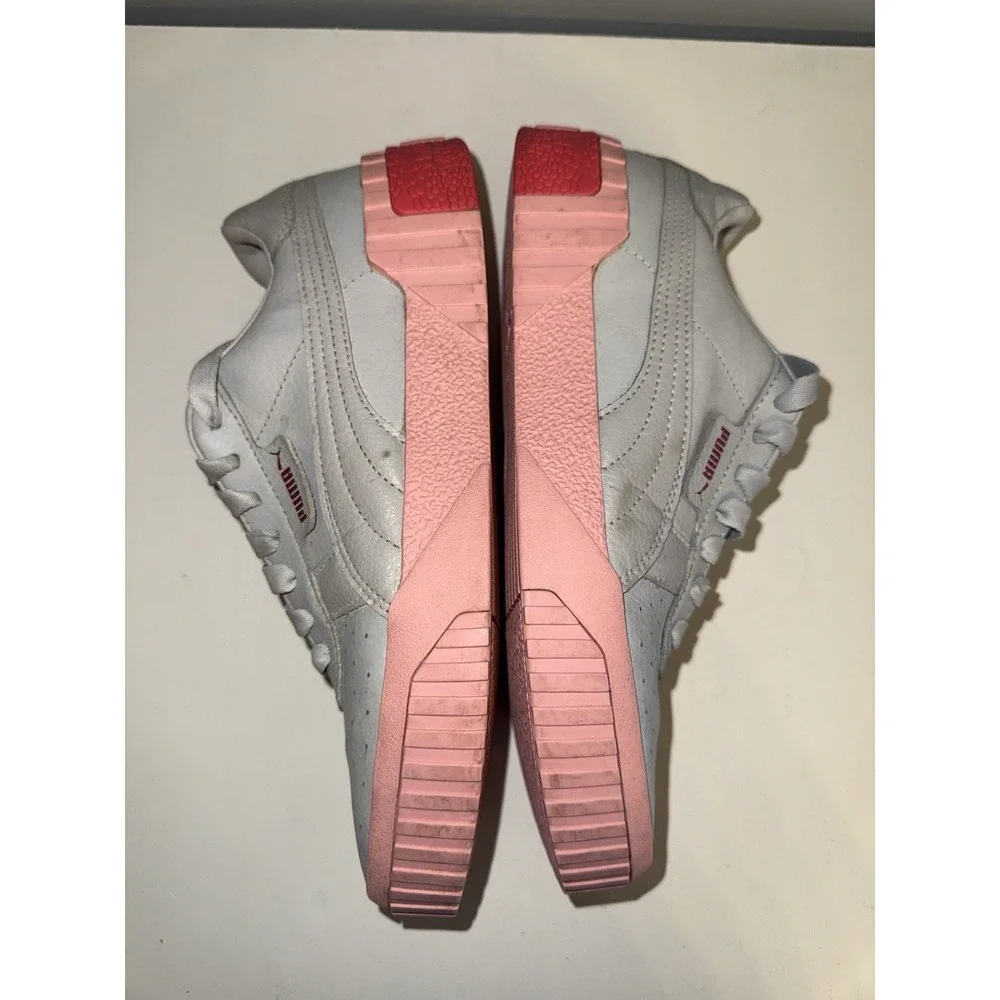 Puma California Chase Tennis Running Shoes Womens Size 7C Gray Leather 370669-04